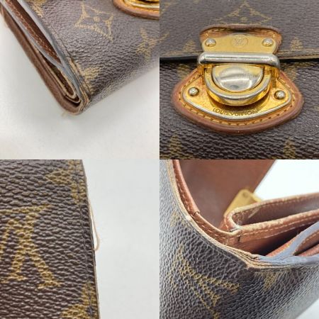  LOUIS VUITTON ルイヴィトン モノグラム ポルトフォイユジョイ 3つ折り財布 M60211 ブラウン