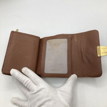  LOUIS VUITTON ルイヴィトン モノグラム ポルトフォイユジョイ 3つ折り財布 M60211 ブラウン