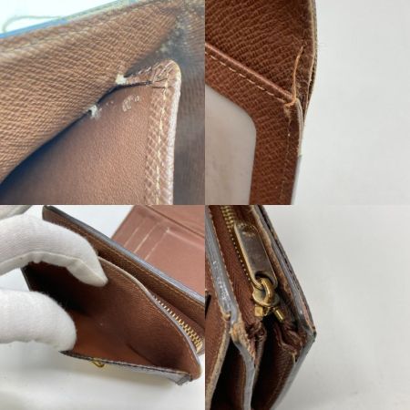  LOUIS VUITTON ルイヴィトン モノグラム ポルトフォイユジョイ 3つ折り財布 M60211 ブラウン