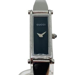 ◎◎ GUCCI グッチ 1500L レディース 腕時計 クォーツ ブラック文字盤 Bランク