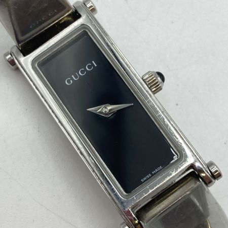  GUCCI グッチ 1500L レディース 腕時計 クォーツ ブラック文字盤