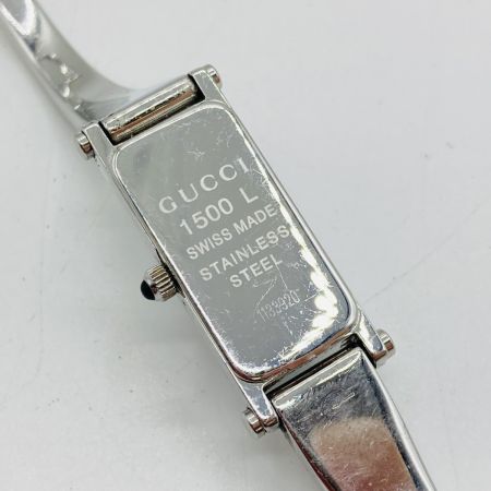  GUCCI グッチ 1500L レディース 腕時計 クォーツ ブラック文字盤