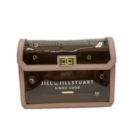  JILL STUART ジルスチュアート 2WAY クリアビジューポシェット　ピンク