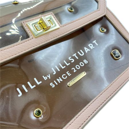  JILL STUART ジルスチュアート 2WAY クリアビジューポシェット　ピンク