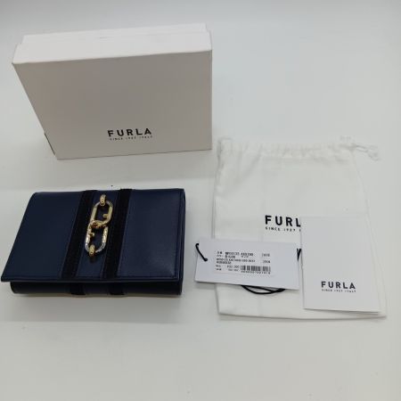  FURLA フルラ 三つ折り財布 シレナ Mサイズ レディース WP00135 Blu D 箱付