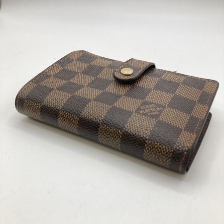  LOUIS VUITTON ルイヴィトン ダミエ ポルトフォイユ ヴィエノワ 2つ折り財布 N61674 ブラウン