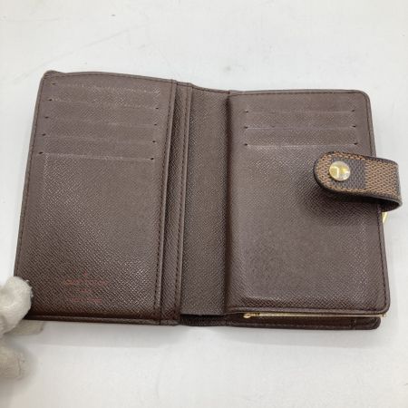  LOUIS VUITTON ルイヴィトン ダミエ ポルトフォイユ ヴィエノワ 2つ折り財布 N61674 ブラウン