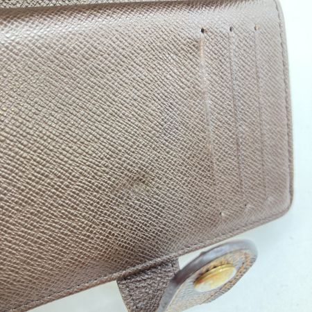  LOUIS VUITTON ルイヴィトン ダミエ ポルトフォイユ ヴィエノワ 2つ折り財布 N61674 ブラウン