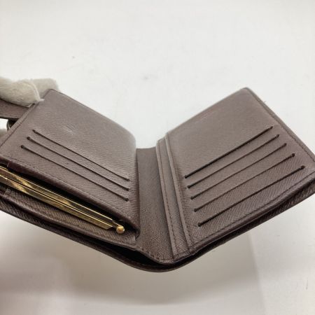  LOUIS VUITTON ルイヴィトン ダミエ ポルトフォイユ ヴィエノワ 2つ折り財布 N61674 ブラウン