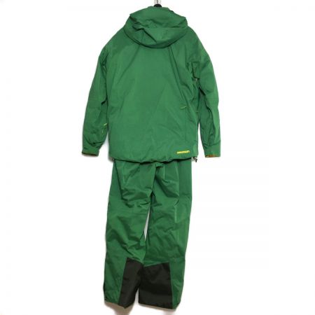 GOLDWIN ゴールドウィン スキーウェア SHINY ジャケット&パンツ グリーン×イエロー SIZE L