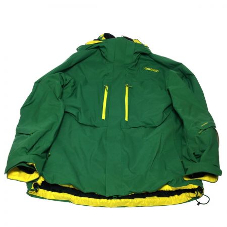  GOLDWIN ゴールドウィン スキーウェア SHINY ジャケット&パンツ グリーン×イエロー SIZE L