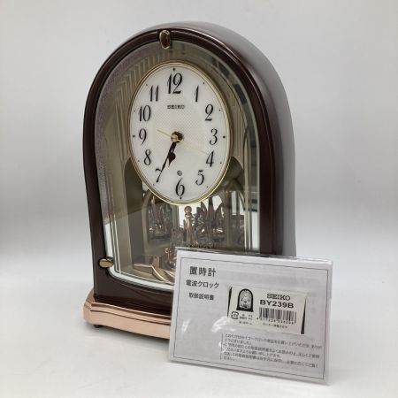 SEIKO セイコー セイコークロック 電波 メロディ 置き時計 アナログ BY239B
