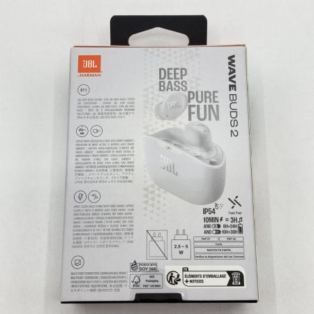  JBL ジェー・ビー・エル WAVE BUDS2 ワイヤレスイヤホン　