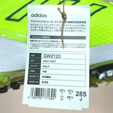  adidas アディダス ZG23 VENT ベント ゴルフシューズ 28cm GW2123 ネオンイエロー