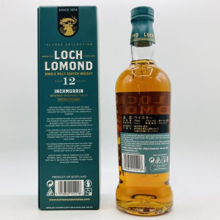  LOCH LOMOND インチマリン 12年 シングルモルト ウイスキー 700ml 46% 箱付 未開栓