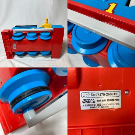  野中製作所 電動乗用きかんしゃトーマス フルセット 本体・アニー・曲線レール20個・交差レール1組・充電プラグセット ジャンク品