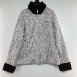 ◎◎ Callaway キャロウェイ 中綿ニットジャケット グレー LLサイズ レディース ゴルフウェア Cランク
