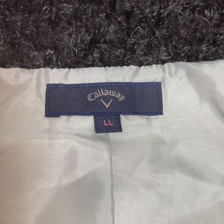  Callaway キャロウェイ 中綿ニットジャケット グレー LLサイズ レディース ゴルフウェア