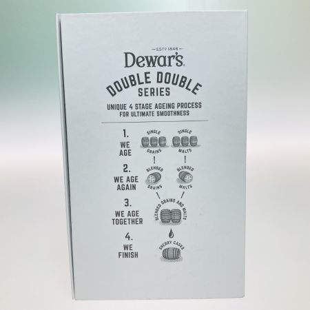  dewar's ウイスキー スコッチ ダブルダブル 21年 500ml 46度 箱付 未開栓
