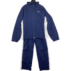  Callaway キャロウェイ レインウェア Mサイズ レディース セットアップ 上下セット 241-9988800 ネイビー Cランク