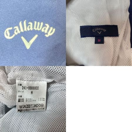  Callaway キャロウェイ レインウェア Mサイズ レディース セットアップ 上下セット 241-9988800 ネイビー
