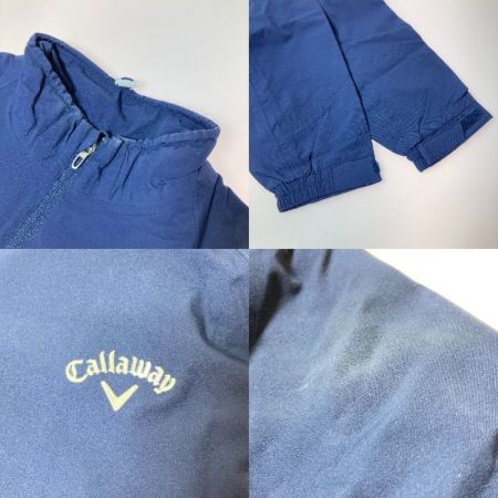  Callaway キャロウェイ レインウェア Mサイズ レディース セットアップ 上下セット 241-9988800 ネイビー