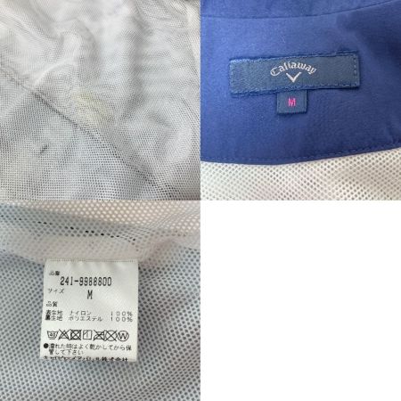  Callaway キャロウェイ レインウェア Mサイズ レディース セットアップ 上下セット 241-9988800 ネイビー