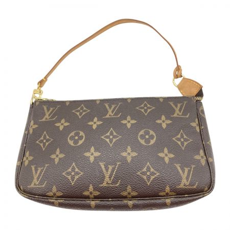  LOUIS VUITTON ルイヴィトン モノグラム ポシェット アクセソワール アクセサリーポーチ M51980 ブラウン