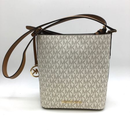  MICHAEL KORS マイケルコース キンバリー スモールバケット ショルダーバッグ 斜め掛け  35F8GKFM1V アイボリー