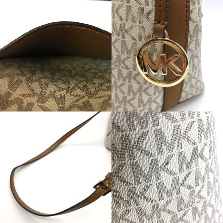  MICHAEL KORS マイケルコース キンバリー スモールバケット ショルダーバッグ 斜め掛け  35F8GKFM1V アイボリー