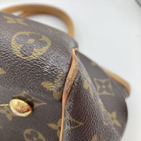  LOUIS VUITTON ルイヴィトン モノグラム ティヴォリPM ハンドバッグ M40143 ブラウン