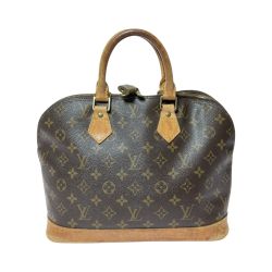 ◎◎ LOUIS VUITTON ルイヴィトン モノグラム アルマ ハンドバッグ M51130 ブラウン パドロックの鍵無し Cランク