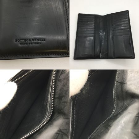  BOTTEGA VENETA ボッテガヴェネタ イントレチャート　エナメル　長財布 B024971200 角スレ・ハガレ・使用感有 