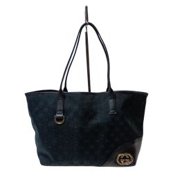 ◎◎ GUCCI グッチ トートバッグ GGキャンバス 169946 502752 ブラック Bランク