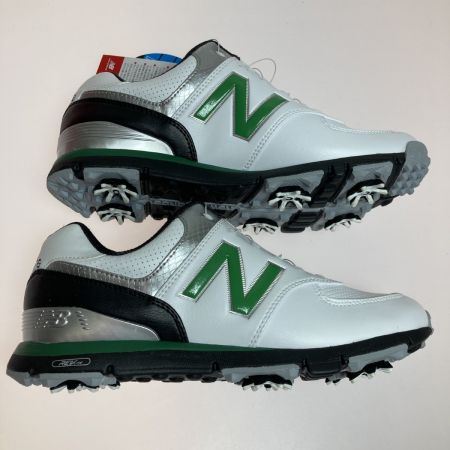  NEW BALANCE ニュー・バランス メンズ ゴルフシューズ  ダイヤル式 25.5cm MGB574WG ホワイト×グリーン