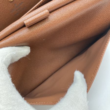  LOUIS VUITTON ルイヴィトン モノグラム ポルト トレゾール インターナショナル 3つ折り 長財布 M61215 ブラウン