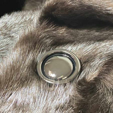  Fond MOONBAT ミンクハーフコート サイズ9-11 ネーム刺繍有 ブラック