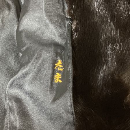  Fond MOONBAT ミンクハーフコート サイズ9-11 ネーム刺繍有 ブラック