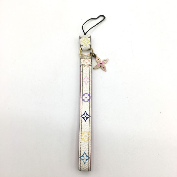 美品！ルイヴィトン マルチカラー ビジュー グルロ鈴 ストラップ チャーム LOUIS VUITTON ルイヴィトン マルチカラー モノグラム キーホルダー