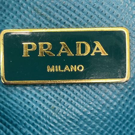  PRADA プラダ 2WAYバッグ　サフィアーノキュイール BN2729 ブルー