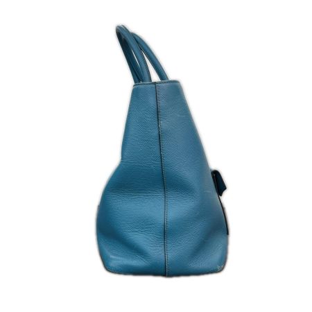  PRADA プラダ 2WAYバッグ　サフィアーノキュイール BN2729 ブルー