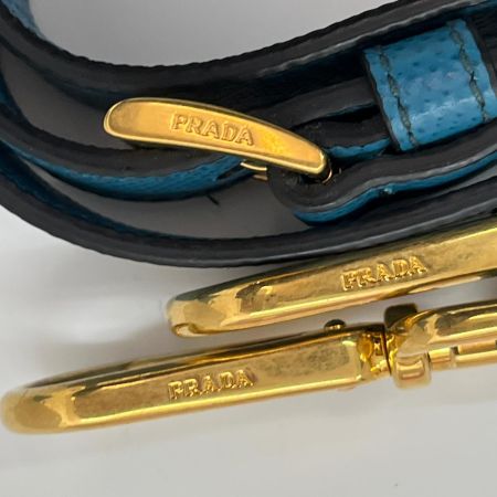  PRADA プラダ 2WAYバッグ　サフィアーノキュイール BN2729 ブルー