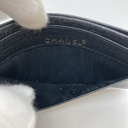  CHANEL シャネル ココマーク カードケース 名刺入れ パスケース  ブラック