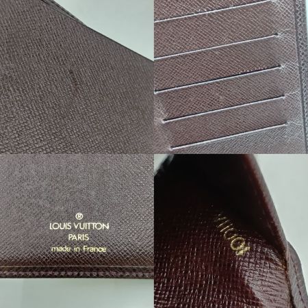  LOUIS VUITTON ルイヴィトン タイガ ポルトバルールカルトクレディ 札入れ 長財布 M30396 アカジュ