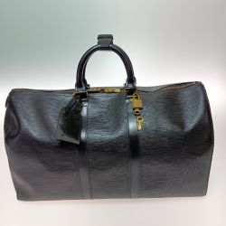 ◎◎ LOUIS VUITTON ルイヴィトン キーポル45 ボストンバッグ 旅行鞄 M59062 ブラック Bランク