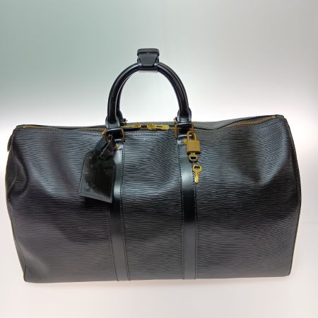  LOUIS VUITTON ルイヴィトン キーポル45 ボストンバッグ 旅行鞄 M59062 ブラック