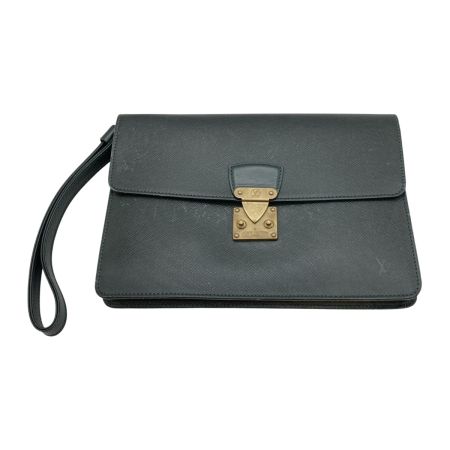  LOUIS VUITTON ルイヴィトン タイガ ポシェット・クラド セカンドバッグ M30194 グリーン ポケット中ベタつき・剥がれ有