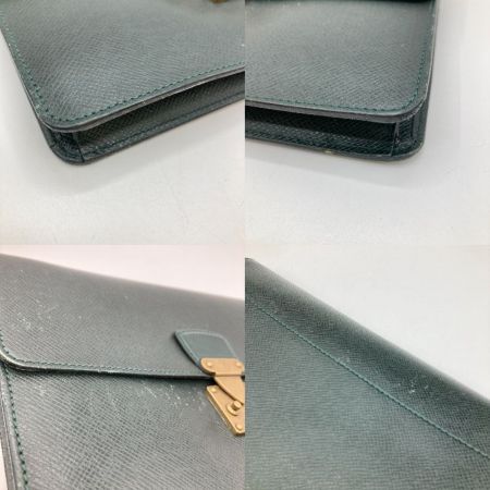  LOUIS VUITTON ルイヴィトン タイガ ポシェット・クラド セカンドバッグ M30194 グリーン ポケット中ベタつき・剥がれ有