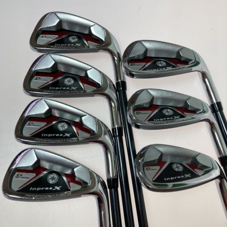  YAMAHA ヤマハ inpresX インプレスX D BLACK 5-9.P.A 7本 アイアンセット TBX-510i R