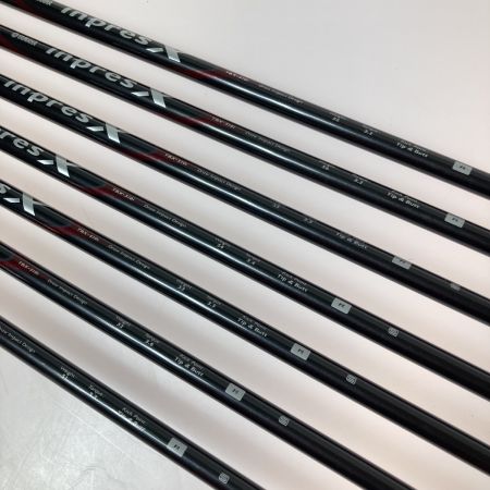  YAMAHA ヤマハ inpresX インプレスX D BLACK 5-9.P.A 7本 アイアンセット TBX-510i R